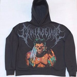 Civil Regime Marvel Collab Wolverine Zombie Hoodie Size Medium NEW WITH TAG